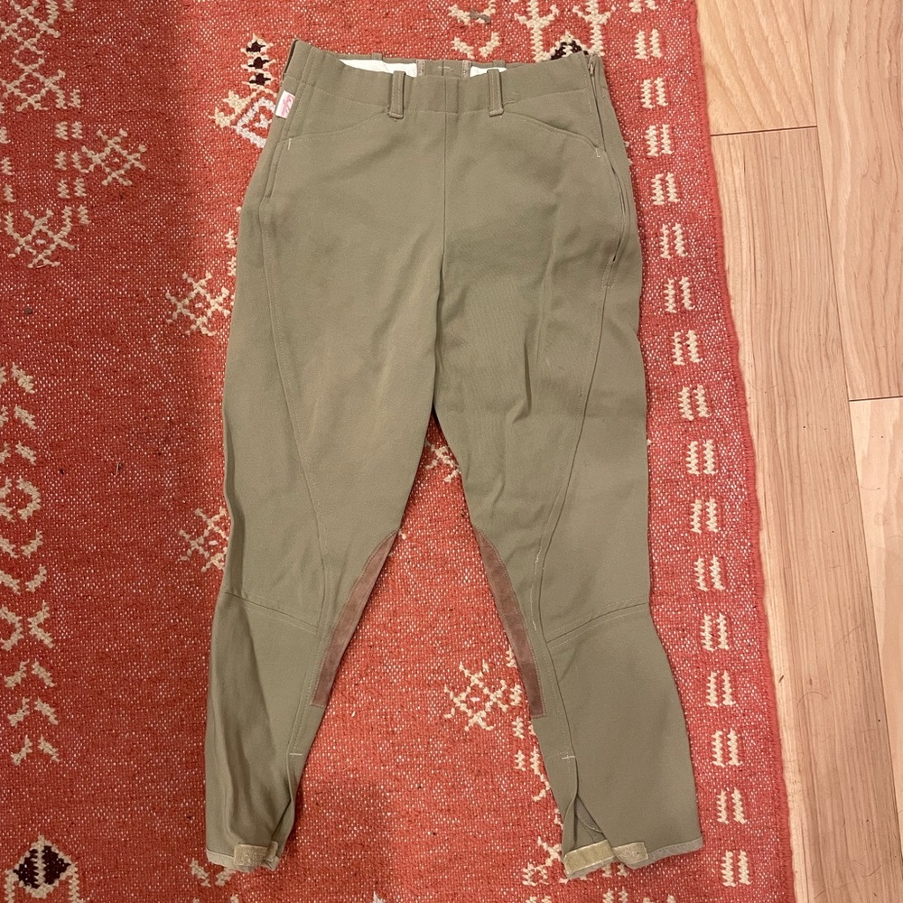 THE TAILORED SPORTSMAN Girls' Trophy Hunter Side-Zip Breech - kids size 12